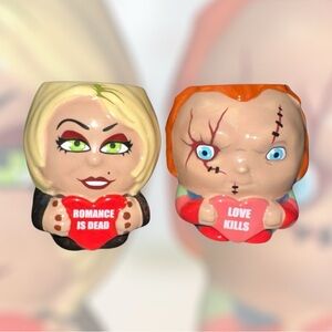 Horror Couple Ceramic Mugs Chucky & Tiffany